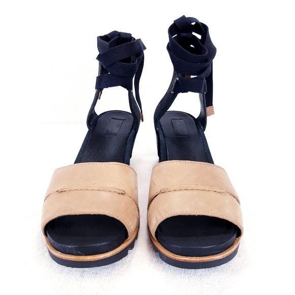 SOREL JOANIE WRAP WEDGE SANDALS - Picture 9 of 16